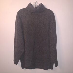 Aritzia Wilfred Brown Cashmere Wool Blend Turtleneck Sweater M